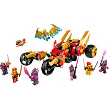 LEGO NINJAGO® Kai'nin Altın Ejderha Akıncısı 71773 - 8 Yaş ve Üzeri için bir Ninja Aracı İçeren Oyuncak Yapım Seti (624 Parça)