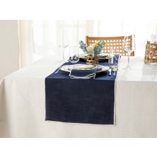 English Home Grace Polyester Runner 40 x 150 cm Lacivert