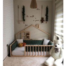 Baby Kinder Fancy Doğal Montessori Bebek ve Çocuk Karyolası