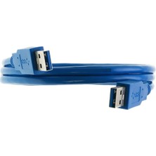 Aogo 50CM USB 3.0 Erkek Erkek Kablo USB 3.0 Tip A Erkek M/m 50 cm