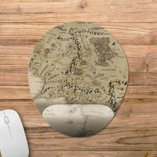 Pixxa Yüzüklerin Efendisi - Lord Of The Rings Bilek Destekli Mousepad Model - 2 Oval