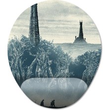 Pixxa Yüzüklerin Efendisi - Lord Of The Rings Bilek Destekli Mousepad Model - 7 Oval