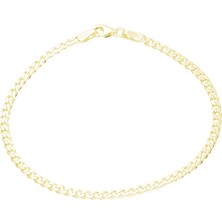 Glorria Gümüş Sarı Gurmet Zincir Bileklik