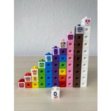 Zk Toys Numberblocks 1-2-3-4-5-6-7-8-9-10 LEGO Küp Number Blocks 0 Hediyeli