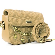 Duygushoesbag Love Kadın El ve Omuz Çantası Orta Boy Zincir Detaylı