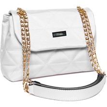 Duygushoesbag Kadın El ve Omuz Çantası Orta Boy Kapaklı