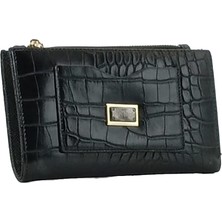 Duygushoesbag Kadın Cüzdan Kapaklı Orta  Boy Ince
