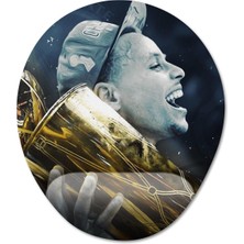 Pixxa Stephen Curry Bilek Destekli Mousepad Model - 1 Oval