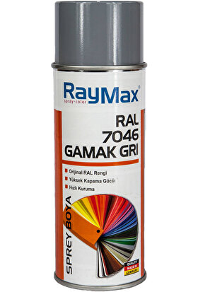 Raymax Ral 7046 Gamak/tele Gri 2 Sprey Boya 100% Orijnal Ral 400ML