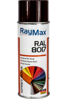 Raymax Ral 8017 Çikolata Kahve Sprey Boya 100% Orijnal Ral 400ML