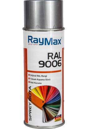 Raymax Ral 9006 Gümüş Gri Sprey Boya 100% Orijnal Ral 400ML