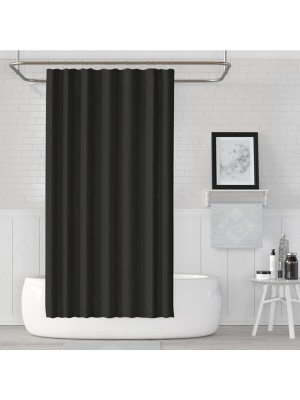 Tropik Home Duş Perdesi Seti, 12 Adet C Halka Hediyeli Banyo Perdesi-Banyo Duş Perdeleri-Banyo Aksesuarları