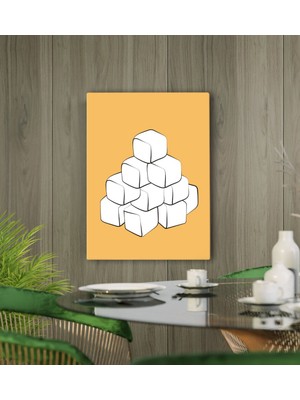 Bk Gift Cafe & Bar & Restaurant Konseptli Kanvas Tablo 50X70CM-63