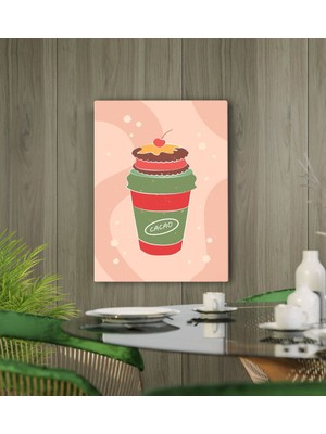 Bk Gift Cafe & Bar & Restaurant Konseptli Kanvas Tablo 50X70CM-87