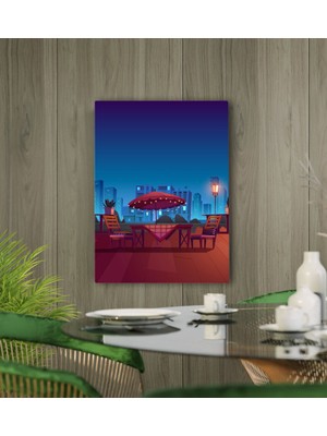 Bk Gift Cafe & Bar & Restaurant Konseptli Kanvas Tablo 50X70CM-5