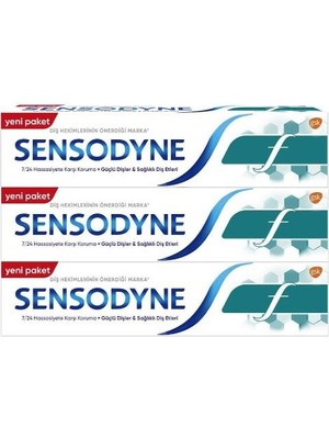 Sensodyne F Diş Macunu 100 Ml 3lü Paket