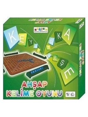 Zekice Ahşap Kelime Oyunu Scrable Kelime Türetme Oyunu