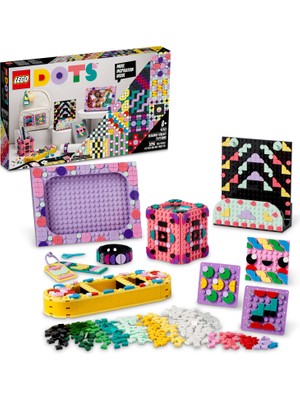 LEGO DOTS Tasarımcı Seti # Desenler 41961 - 8 Yaş ve Üzeri Hayvanlar Için Yaratıcı Tasarım Kendin Yap Süsleme Seti (1096 Parça)