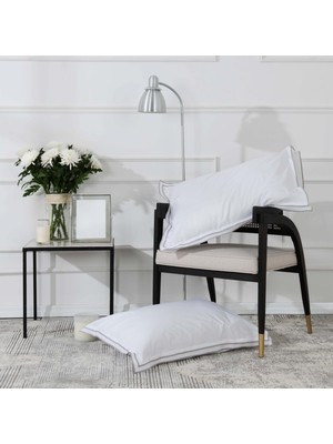 Karaca Home White Collection Victorie Gri Pikolu Percale Çift Kişilik Nevresim Takımı