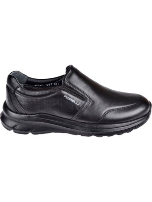 Forelli Hakiki Deri Erkek Comfort Ayakkabı Nexus FOR-47927   Siyah