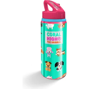 22904 Coral Hıgh Pipetli Alüminyum Matara 600 ml