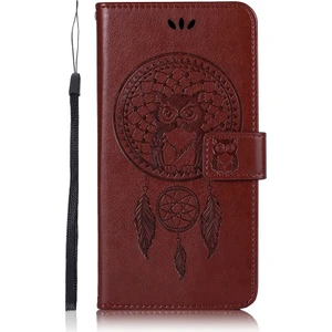 Xiaomi Redmi 10C 4G Kahverengi Kabartma Deseni Pu Telefon Kılıfı (Yurt Dışından)