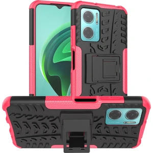 Xiaomi Redmi İçin Lastik Doku Telefon Kılıfı Not 11E 5G Pembe (Yurt Dışından)