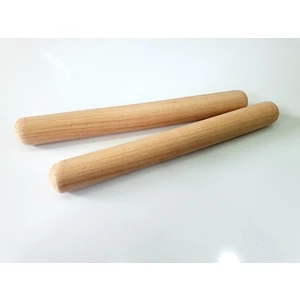 Oyuncak Ses Çubuğu-Ritim Çubuğu Doğal Ahşap Çubuk 2 x 21 cm