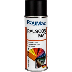 Ral 9005 Siyah Mat Sprey Boya 100% Orijnal Ral 400ML