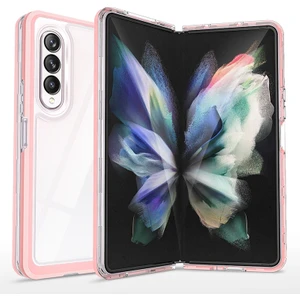 Akrilik+Pc+Tpu Samsung Galaxy Z Fold4 Mor Için Telefon Kılıfı (Yurt Dışından)