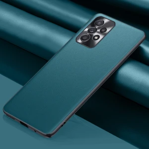 Samsung Galaxy A23 5g / 4g Cian Için Düz Ten Deri Kılıf (Yurt Dışından)