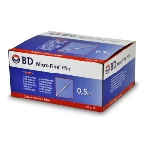 BD Micro-Fine 05ML Insulin Enjektörü 1kutu 100 Lük