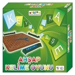 Ahşap Kelime Oyunu Scrable Kelime Türetme Oyunu