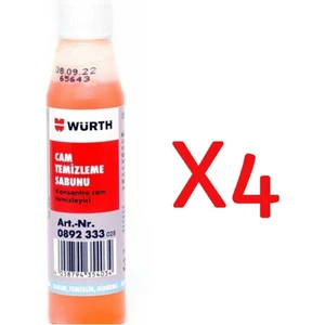 4 Adet - Cam Sabunu 0,32 Ml. 0,32 Ml.