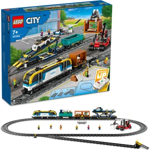 City Yük Treni 60336 - 7 Yaş ve Üzeri için Powered Up Teknolojili Oyuncak Yük Treni Yapım Seti (1153 Parça)