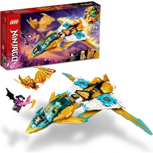 NINJAGO® Zane'in Altın Ejderha Jeti 71770 - 7 Yaş ve Üzeri Için Jet Uçağı Içeren Oyuncak Yapım Seti (258 Parça)