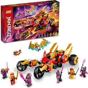 NINJAGO® Kai'nin Altın Ejderha Akıncısı 71773 - 8 Yaş ve Üzeri için bir Ninja Aracı İçeren Oyuncak Yapım Seti (624 Parça)