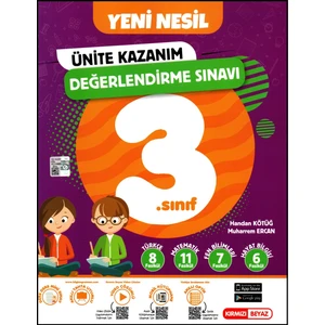 Kırmızı Beyaz Yayınlar 3.Sınıf Ünite Kazanım Değerlendirme Sınavı