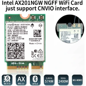 AX201NGW Wi-Fi 6 Dual Band M.2 Wifi Card