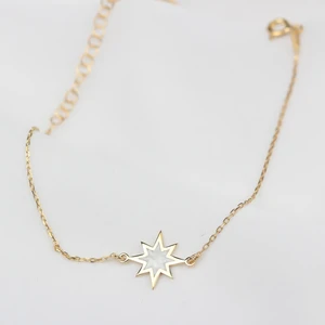 Gümüş Sedefli Kutup Yıldızı Bileklik