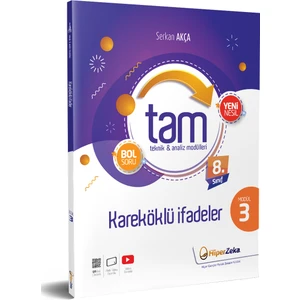 Hiper Zeka Yayınları 8. Sınıf Tam Matematik 3 Teknik Analiz Modülleri & Kareköklü Sayılar