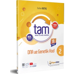 Hiper Zeka Yayınları 8. Sınıf Tam Fen Bilimleri 2 Teknik Analiz Modülleri & Dna Genetik Kod