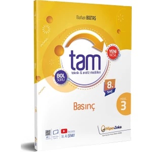 Hiper Zeka Yayınları 8. Sınıf Tam Fen Bilimleri 3 Teknik Analiz Modülleri & Basınç