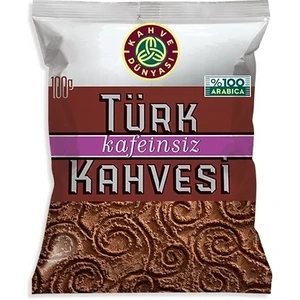 Kahve Dünyası Kafeinsiz Türk Kahvesi 100 gr