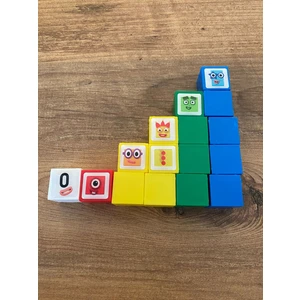 Zk Toys Numberblocks 1-2-3-4-5 Mıknatıslı Küp Number Blocks 0 Hediyeli
