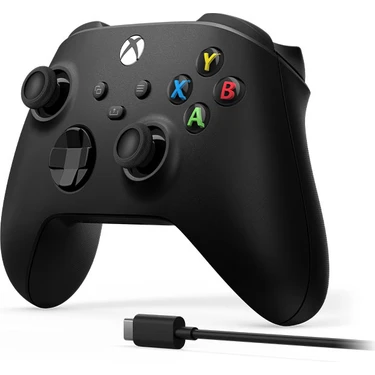 Microsoft Xbox Wireless 9.nesil Siyah Oyun Kumandası ve Type-C Kablosu