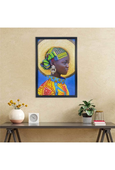 Odun Concept Duvar Tablo - Ahşap Çerçeveli Uv Baskı - 40X60 - High Colors Of Africa