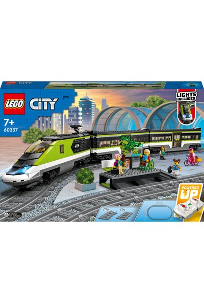 LEGO® City Ekspres Yolcu Treni 60337 - 7 Yaş ve Üzeri Çocuklar Için Powered Up Teknolojili Oyuncak Tren Yapım Seti (764 Parça)