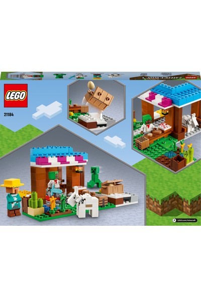 LEGO® Minecraft® Fırın 21184 - 8 Yaş ve Üzeri Çocuklar Için Köylü ve Creeper™ Içeren Oyuncak Yapım Seti (157 Parça)