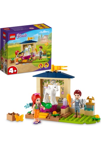 LEGO® Friends Midilli Yıkama Ahırı 41696 - 4 Yaş ve Üzeri Için Bir Midilli, Mia ve Daniel Mini Bebekleri Içeren Oyuncak Yapım Seti (60 Parça)